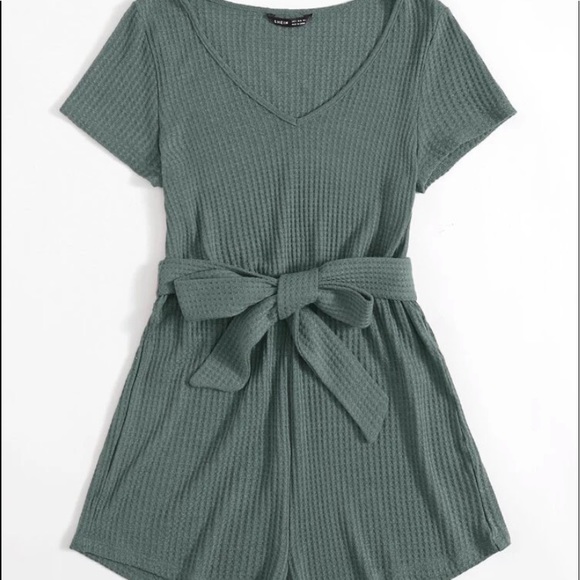 SHEIN Pants - SHEIN green romper